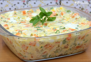 Salada de maionese rápida