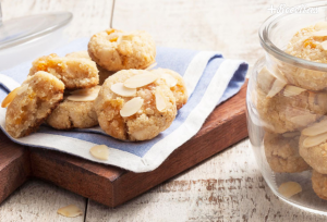 Cookie de Amêndoa e Damasco sem Glúten