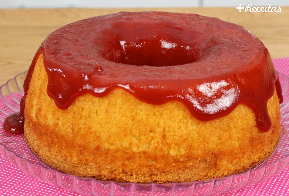 Bolo de queijo com goiabada