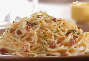 Espaguete a carbonara